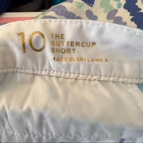 Lilly Pulitzer 5" BUTTERCUP SCALLOP HEM SHORT in Lilly’s Lilac Nice Ink Size 10 - Picture 10 of 13